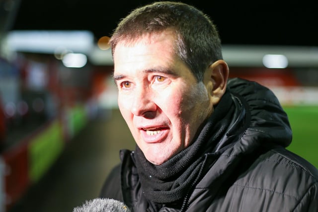 Manager Nigel Clough gives his  post match interview following the 2-1 victory against Crawley Town.