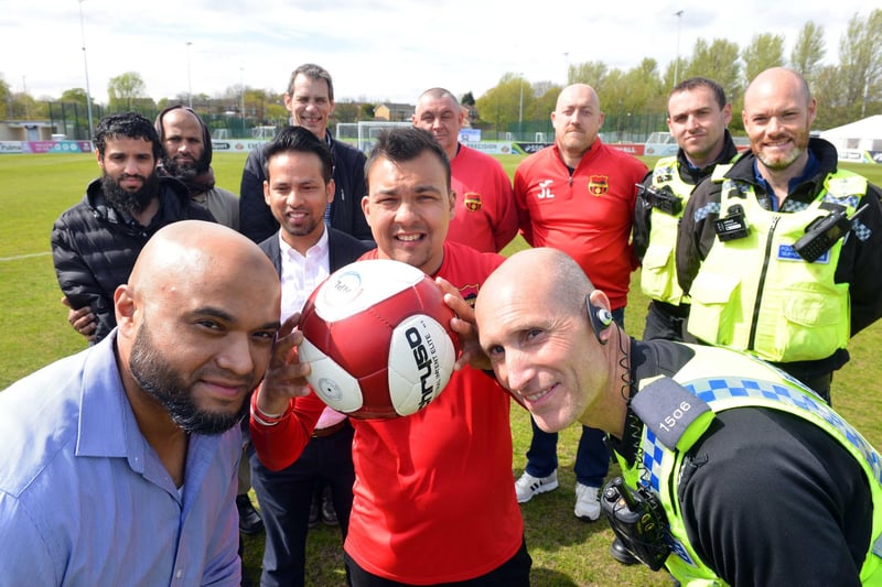 A charity football match in  aid of South Tyneside Ability FC was held in 2018 and the stars of the game came from South Shields Police and the Bangladeshi community. Were you involved?