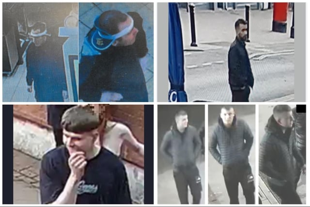 Police have appealed for help tracing the 19 people pictured on CCTV in this gallery, because it is believed they may be able to help with investigations in Sheffield and South Yorkshire.