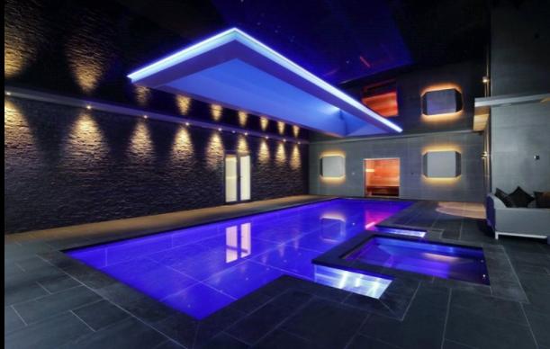 Pool room.