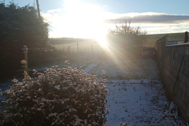 Morning sun in Cardenden