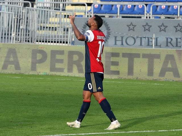 Aston Villa are chasing the signature of Cagliari playmaker Joao Pedro in the January transfer window. (Homme du Match)
(Photo by Enrico Locci/Getty Images)