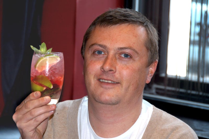 Kevin Charles, the manager of Bar Justice, has a pink mojito to enjoy in 2010. Was this your tipple of choice back then?