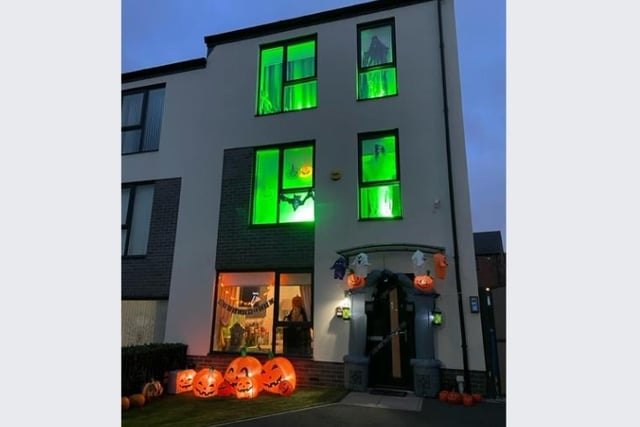 The Slinn's house in Parson Cross has mysterious green lights