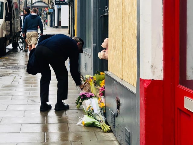 Both pedestrians were rushed to hospital where the young boy sadly died. This morning mourners could be seen laying messages and flowers at the spot.