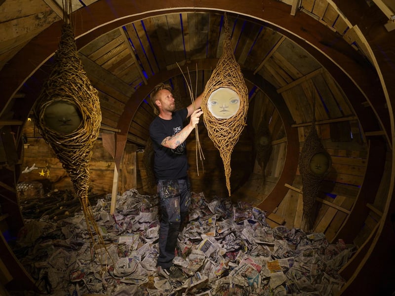 My Dog Sighs' new 'Inside' exhibition in Southsea. Picture: Andrew Matthews/PA Wire