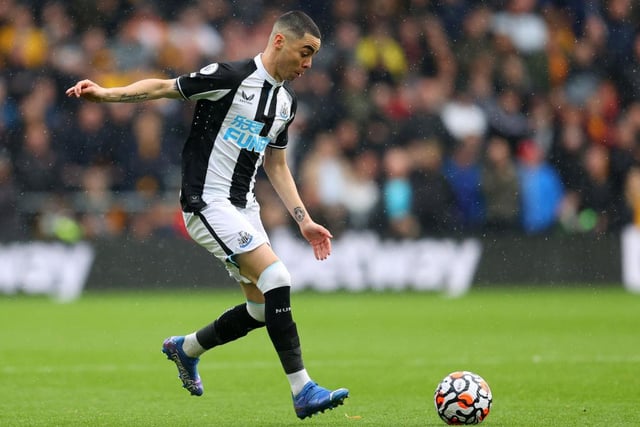 Newcastle signed Almiron for £20m in January 2019 and Football Manager believe his valuation has more than doubled during his time on Tyneside. (Photo by Catherine Ivill/Getty Images)