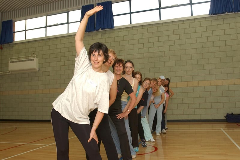 Tracey Lyndsay from Sure Start was pictured helping parents to keep fit at All Saints Primary School in 2004. Were you there?