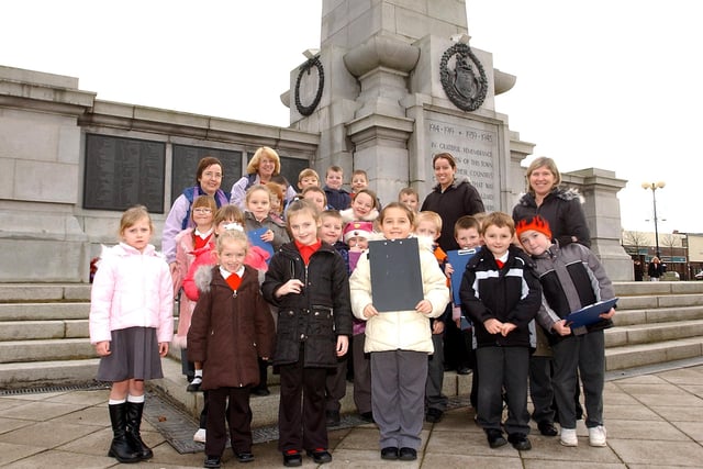 Were you one of the children on a school trip to the war memorial in 2005?