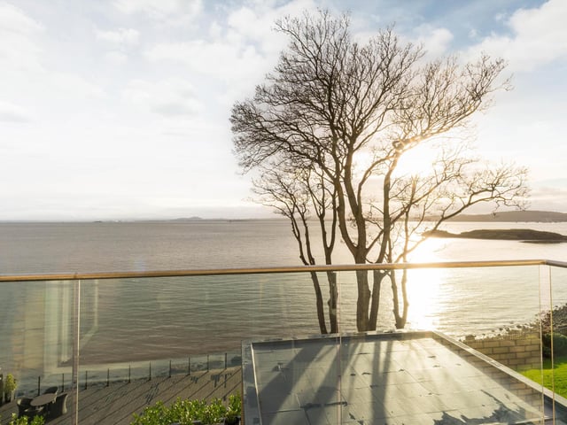 View from balcony.