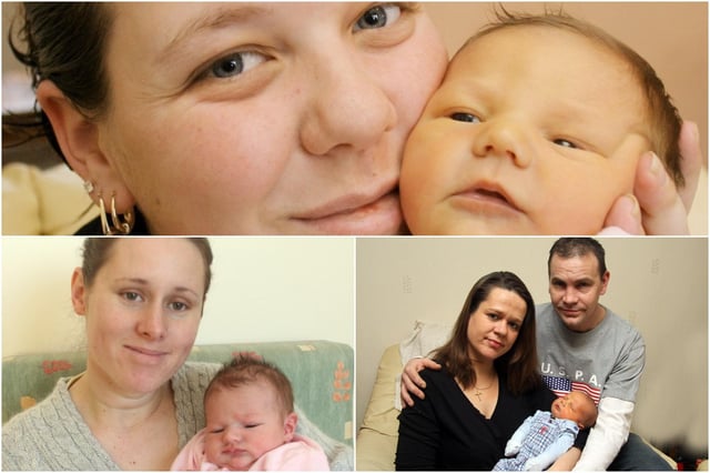 Spot any familiar faces among the proud parents in our New Year's Day baby photos from down the years?