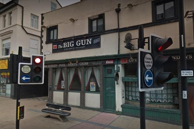 The Big Gun - where a sign outside states it is a 'nice pub for nice people' - was voted one of the best.