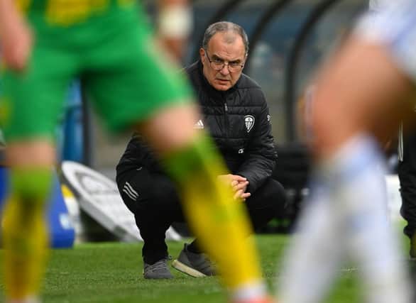 Leeds United manager Marcelo Bielsa. (Photo by Stu Forster/Getty Images)