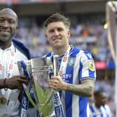 Dan Walker received a touching souvenir from commentator Clive Tyldesley after watching Sheffield Wednesday's match-winner Josh Windass pictured with boss Darren Moore. (Steve Ellis)