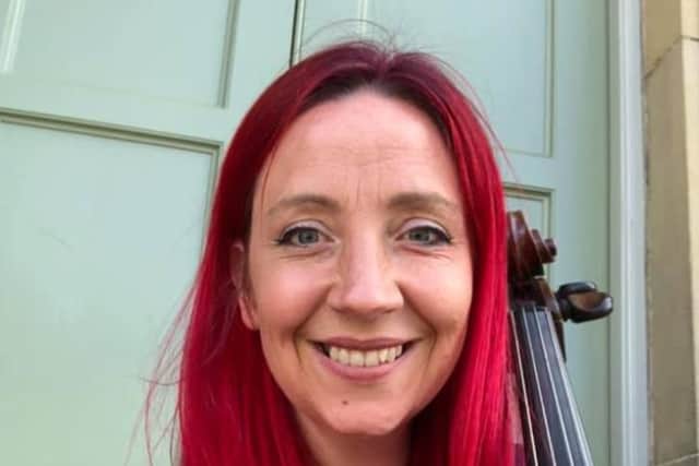 Cellist Polly Ives performed a moving rendition of We'll Meet Again on the steps to The Greystones pub in Sheffield