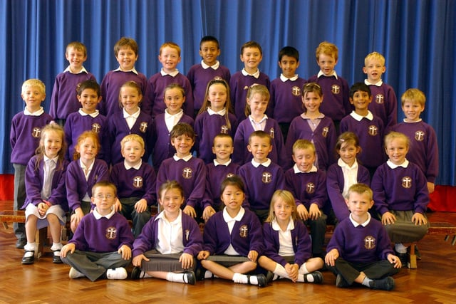 The Year 3 classes of Mrs Orr and Miss Merrin at Cleadon Village CofE Primary School.