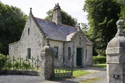 Tranquil and picturesque, the historic lodge in County Antrim was originally built in the late 19th century in imposing Scottish Baronial style. From £286 for two nights.