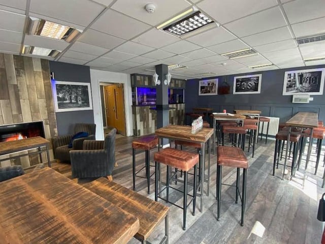 The bar comfortably seats 48 people