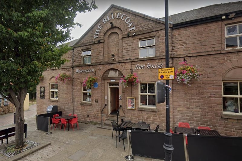 The Bluecoat, on The Crofts, Rotherham, has a 4.2 star rating according to 1,482 reviews on Google.