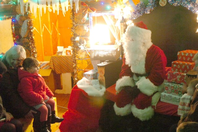 The Tweddle Farm Christmas grotto looked magical in this reminder from 2009.