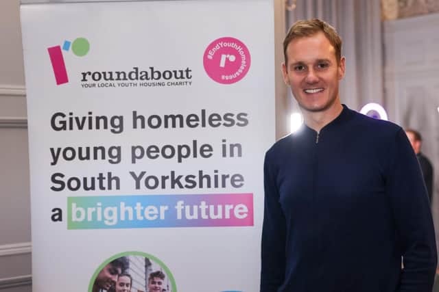 Dan Walker was a guest at the Roundabout Bangers and Cash auction 