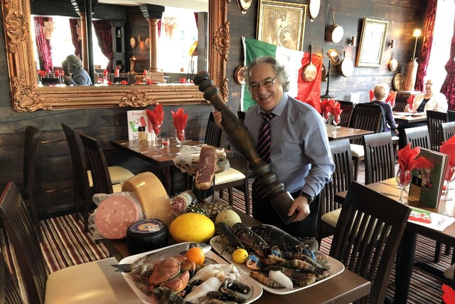 Even if you've never been to this Southsea restaurant, you may have heard of its famous owner - Giuseppe Mascia. Hint: It's not too far from a clocktower.