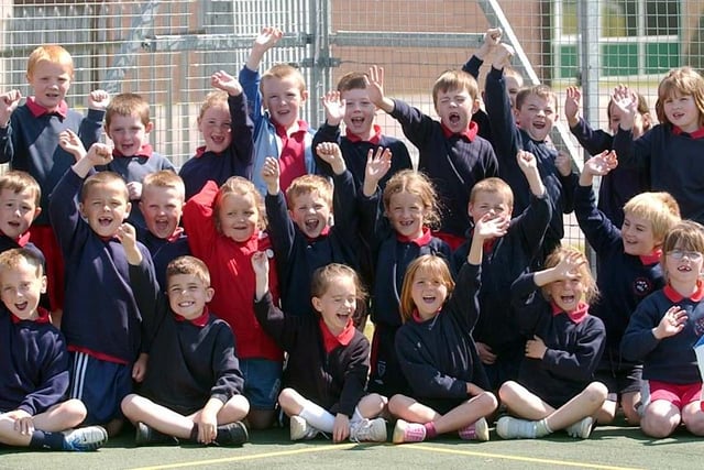 They were having fun in 2004 at the Brierton sports day - but who do you recognise in the photo?