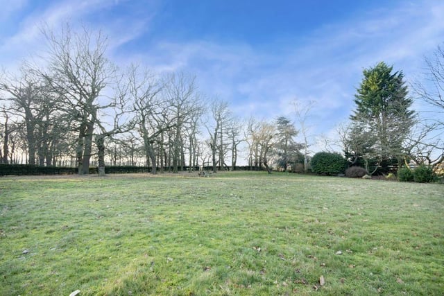 The property sits in grounds off Carlton Road that span in excess of four acres.