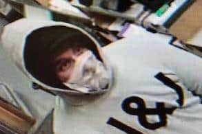 Officers in Barnsley want to speak to this man about an armed robbery in Kingstone.