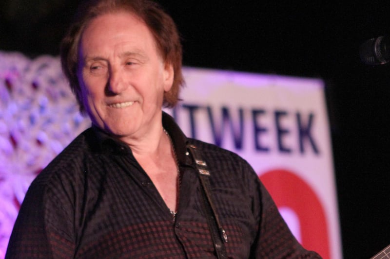 Denny Laine  co-founded two major rock bands: the Moody Blues and Paul McCartney's Wings band. He played guitar in the Moody Blues from 1964 to 1966. Born in Tyseley, he attended Yardleys School