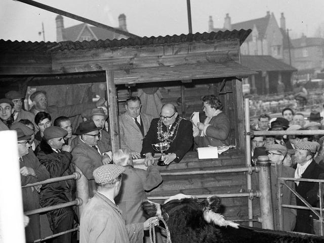 The prize-giving was a highlight of the cattle market for many