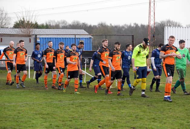 Scawthorpe Athletic and Westwood Park take to the field at Askern Welfare.