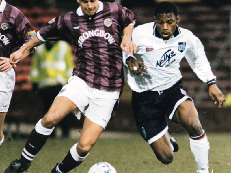 Hearts v Raith Rovers at Tynecastle in 1996.