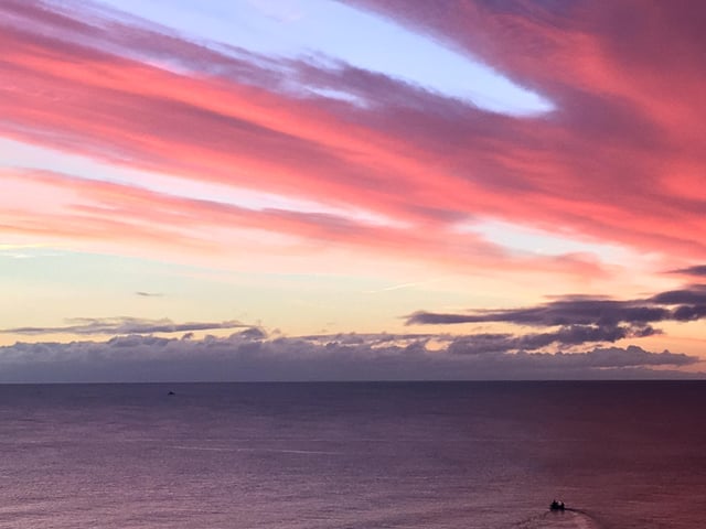 Pass Dunnottar Castle and the old fishing village of Gourdon, where a layby gives a fine viewpoint over the never ending North Sea and a good spot for a chipper. Continue past Johnshaven and through St Cyrus, where the beach and nature reserve are among the best you’ll get.