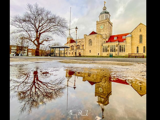 Puddle reflections of Portsmouth Cathedral, Old Portsmouth.
www.facebook.com/Johnnyblackphotography