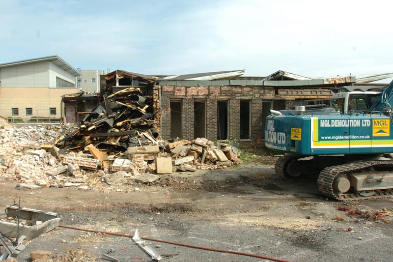 The demolition of the former Seaham Magistrates Court in 2010. Remember it?