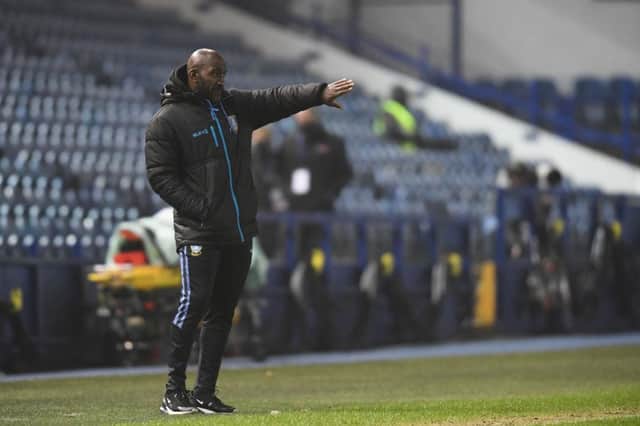 Darren Moore, Manager of Sheffield Wednesday. (Photo by Ross Kinnaird/Getty Images)