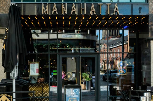 Manahatta, in Merrion Street, announced closure earlier this month. It is set to be replaced by Manchester game bar NQ64. The bar's Greek Street site (pictured) remains open.