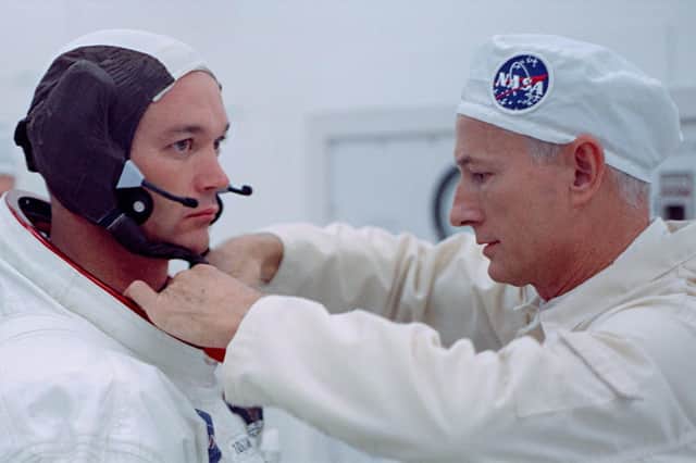 A scene from Apollo 11