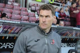 Exeter City manager Matt Taylor has agreed to take over as boss of Rotherham United. (Photo by Pete Norton/Getty Images)