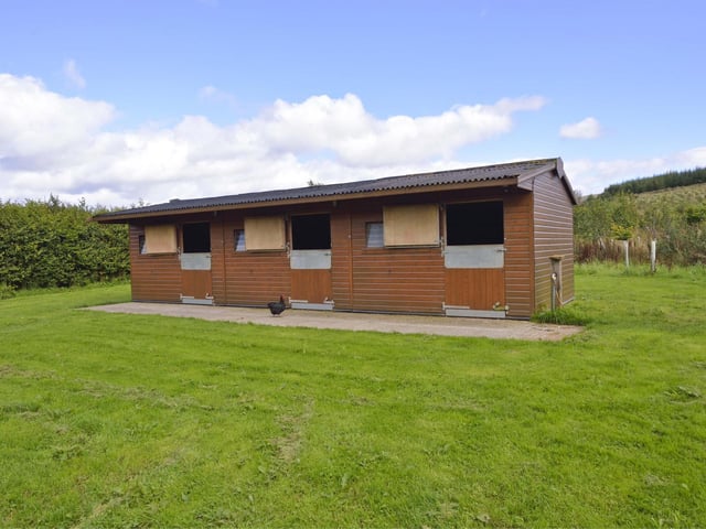 The property comes with its own stable block
