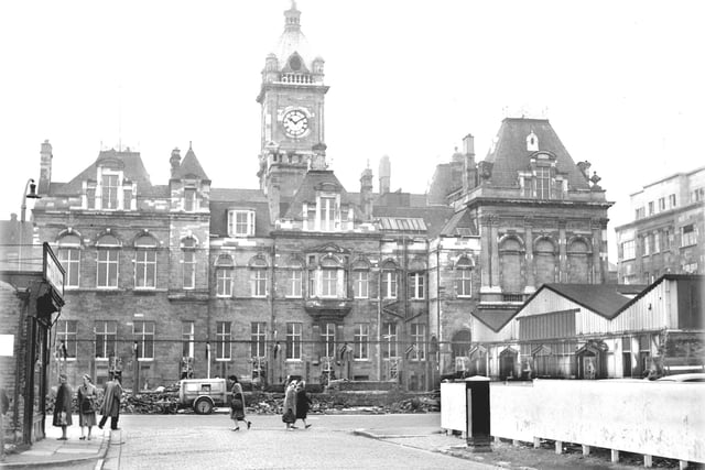 The Town Hall, pictured in 1964, was the one demolished building most people would love to have back. It was bulldozed in 1971.