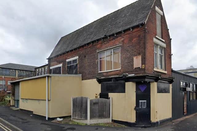This building at the junction of Worksop Road and Chippingham Street in Attercliffe could be redeveloped into shops and offices