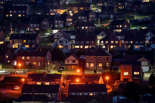 The residents of Stocksbridge spend their first Friday night at home under lockdown (Photo by Christopher Furlong/Getty Images)
