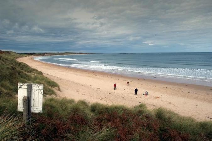 Embleton Bay is ranked number 2.
It is a glorious stretch of sandy beach with the ruins of Dunstanburgh Castle nearby. The pretty village of Embleton is close by and the walks to Newton-by-the-Sea to the north and Craster to the south are spectacular.