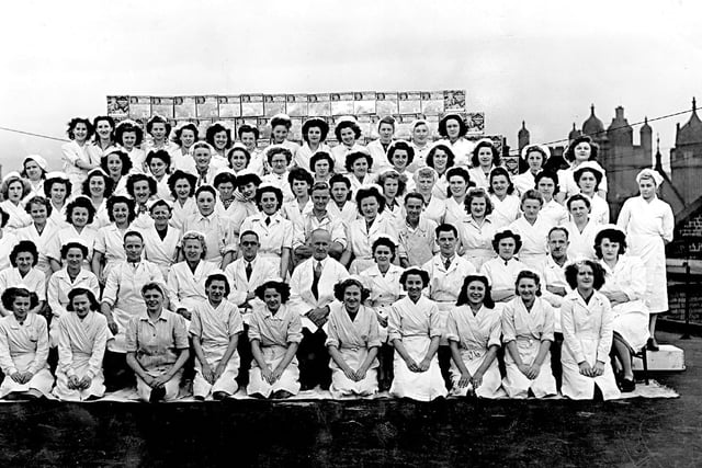 Gunstones employees in Sheffield in 1947