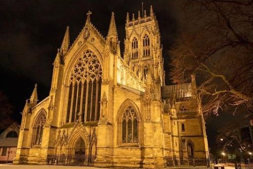 A great night shot of the Minster from @michaelmarsdenphotography