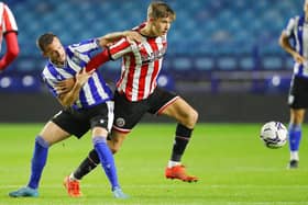 Sydie Peck of Sheffield United in action against Sheffield Wednesday: Lexy Ilsley / Sportimage