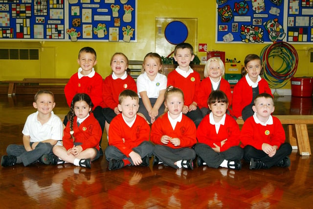So smartly dressed but who do you recognise in this line-up at Highfield Infants in 2005?