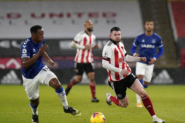 Oliver Burke score dhis first Sheffield United goal last weekend: Andrew Yates/Sportimage